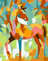 Malen nach Zahlen Tier