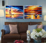 Malen nach Zahlen Segler