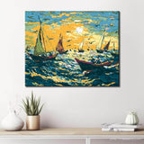 Malen nach Zahlen Regatta