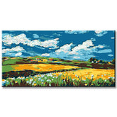 Malen nach Zahlen Landschaft Idylle