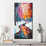 Malen nach Zahlen bunte Spiegelungen