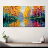 Malen nach Zahlen Pflanzenwelt See