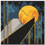 Malen nach Zahlen goldene Muster