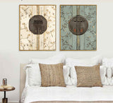 Malen nach Zahlen Türschloss Libelle