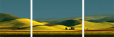 Malen nach Zahlen Triptychon Landwirtschaft
