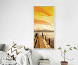 Malen nach Zahlen See Steg