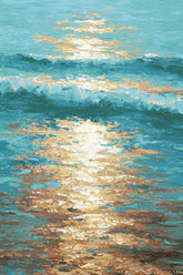 Malen nach Zahlen Welle