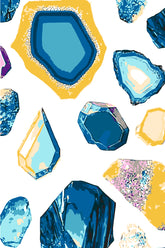 Malen nach Zahlen Mineralien Edelsteine