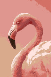 Malen nach Zahlen Tiere Flamingo