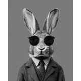 Malen nach Zahlen Hase cool