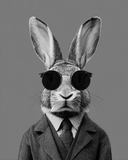 Malen nach Zahlen Hase cool