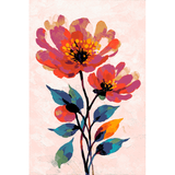 Malen nach Zahlen Blume