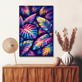 Malen nach Zahlen Tiere Flamingo Blumen