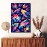 Malen nach Zahlen Tiere Flamingo Blumen