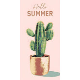 Malen nach Zahlen Kaktus Hello Summer