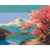 Malen nach Zahlen Gipfel in Japan