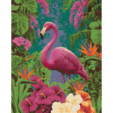 Malen nach Zahlen Flamingo