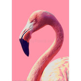 Malen nach Zahlen Flamingo Porträt