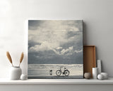 Malen nach Zahlen Fahrrad am Strand