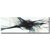 Malen nach Zahlen Panorama Moderne Kunst Black Explosion