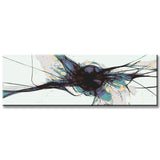 Malen nach Zahlen Moderne Kunst Black Explosion