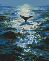 Malen nach Zahlen Wal