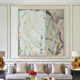 Malen nach Zahlen Blätter schwarz weiss