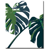 Malen nach Zahlen Monstera Blätter Grün Pflanzenkunst