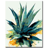 Malen nach Zahlen Aloe Vera