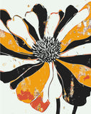 Malen nach Zahlen Moderne Kunst Blume III