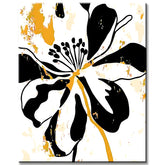 Malen nach Zahlen Moderne Kunst Blume II