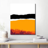 Malen nach Zahlen Spiegelung goldgelb