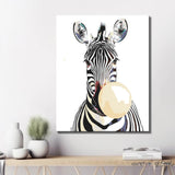 Malen nach Zahlen Kaugummi Zebra
