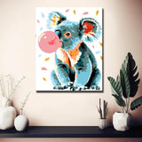 Malen nach Zahlen Kaugummi Koala