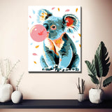 Malen nach Zahlen Kaugummi Koala