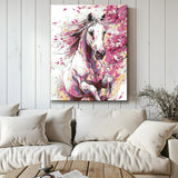 Malen nach Zahlen Pferd im Blütenrausch