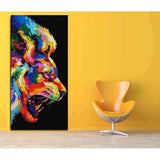 Malen nach Zahlen Elefant Stoßzahn Moderne TierKunst