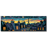 Malen nach Zahlen Panorama Paris City mit Eiffelturm