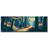 Malen nach Zahlen Panorama Tief im Wald