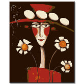 Malen nach Zahlen Abstrakte Kunst Eggshibition III