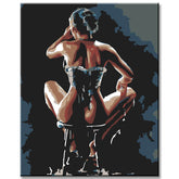 Malen nach Zahlen Victoria's Secret Model Porträt II