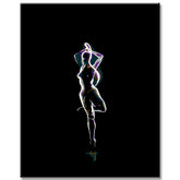 Malen nach Zahlen Tanzendes Licht