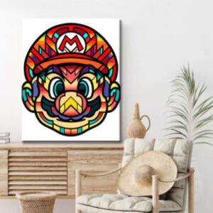 Malen Nach Zahlen Super Mario Portrait Kunst Versand Aus De