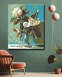 Malen nach Zahlen Weiße Iris