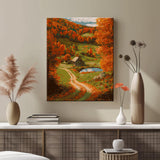 Malen nach Zahlen Landschaft mit Bauernhaus