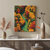 Malen nach Zahlen Bachlauf