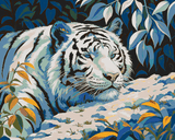 Malen nach Zahlen Tiere schneetiger