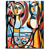 Malen nach Zahlen Meisterwerke Picasso Frau vor Spiegel