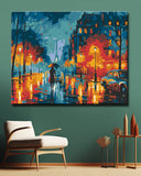 Malen nach Zahlen Regentag