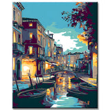 Malen nach Zahlen Italien Venedig Kanal Grande